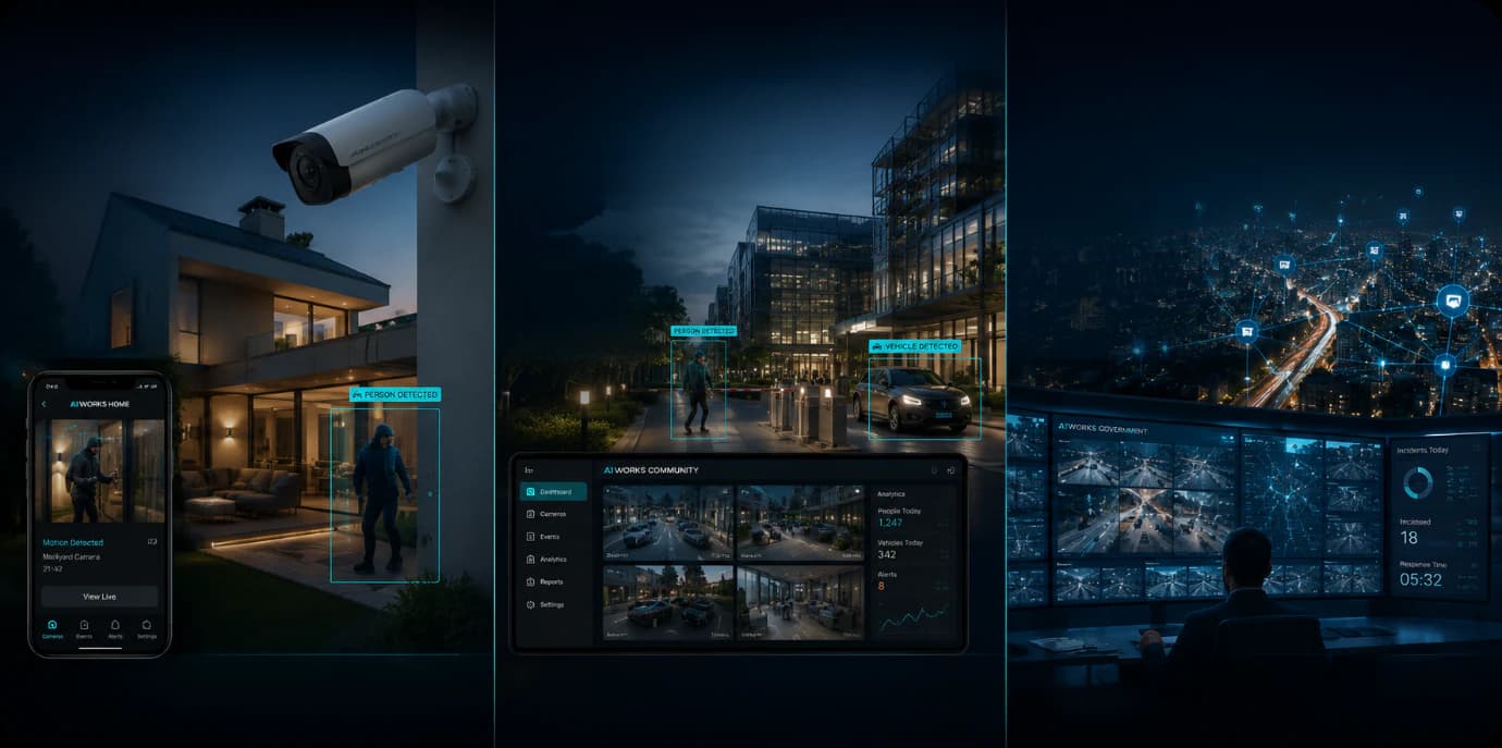 Visual representing AIworks security monitoring